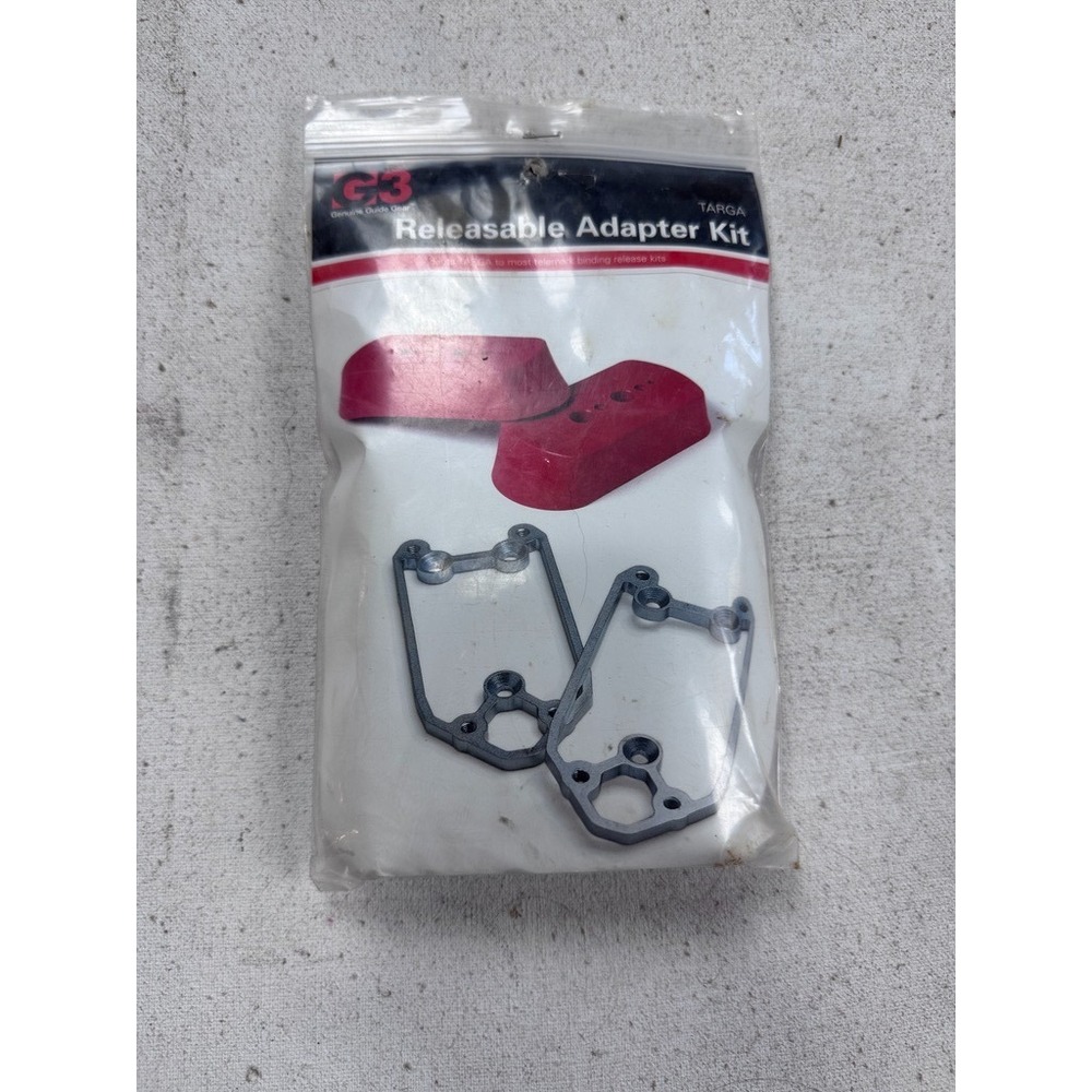 G3 Targa Telemark Releasable Adapter Kit Red Backcountry Touring Binding Safety